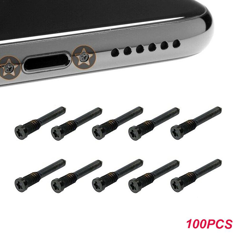 Phone Accessories And Repairs - 100 Peças Parafusos Pentalobe Inferiores para