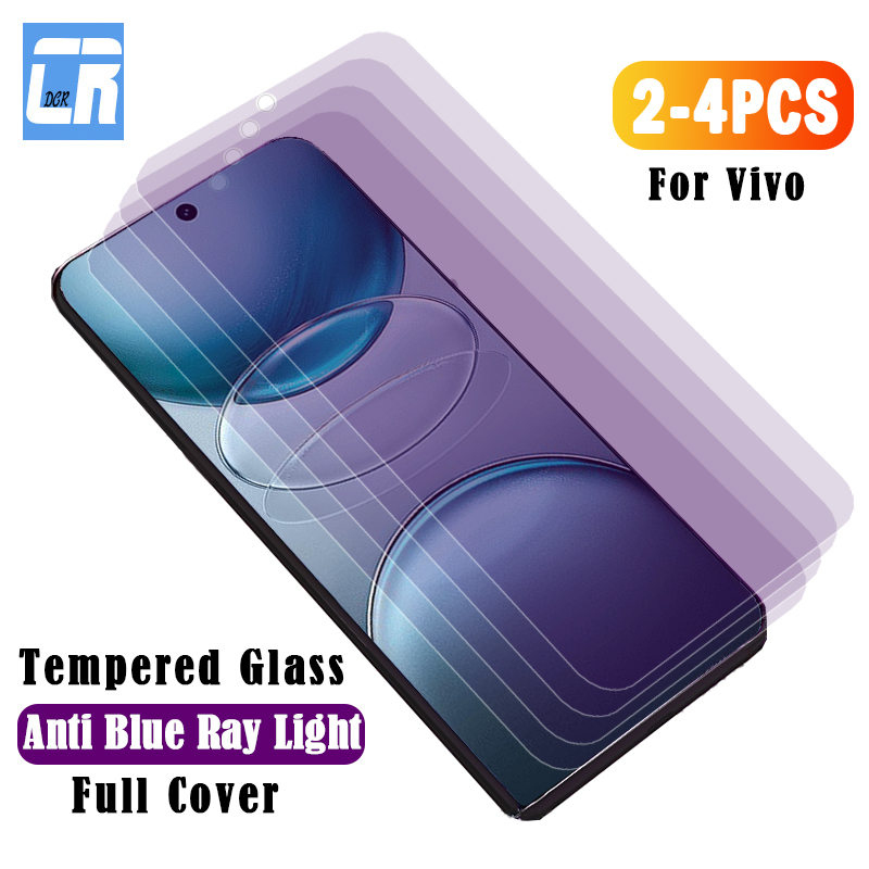 Vivo Y28 - Vidro temperado anti-luz azul para vivo