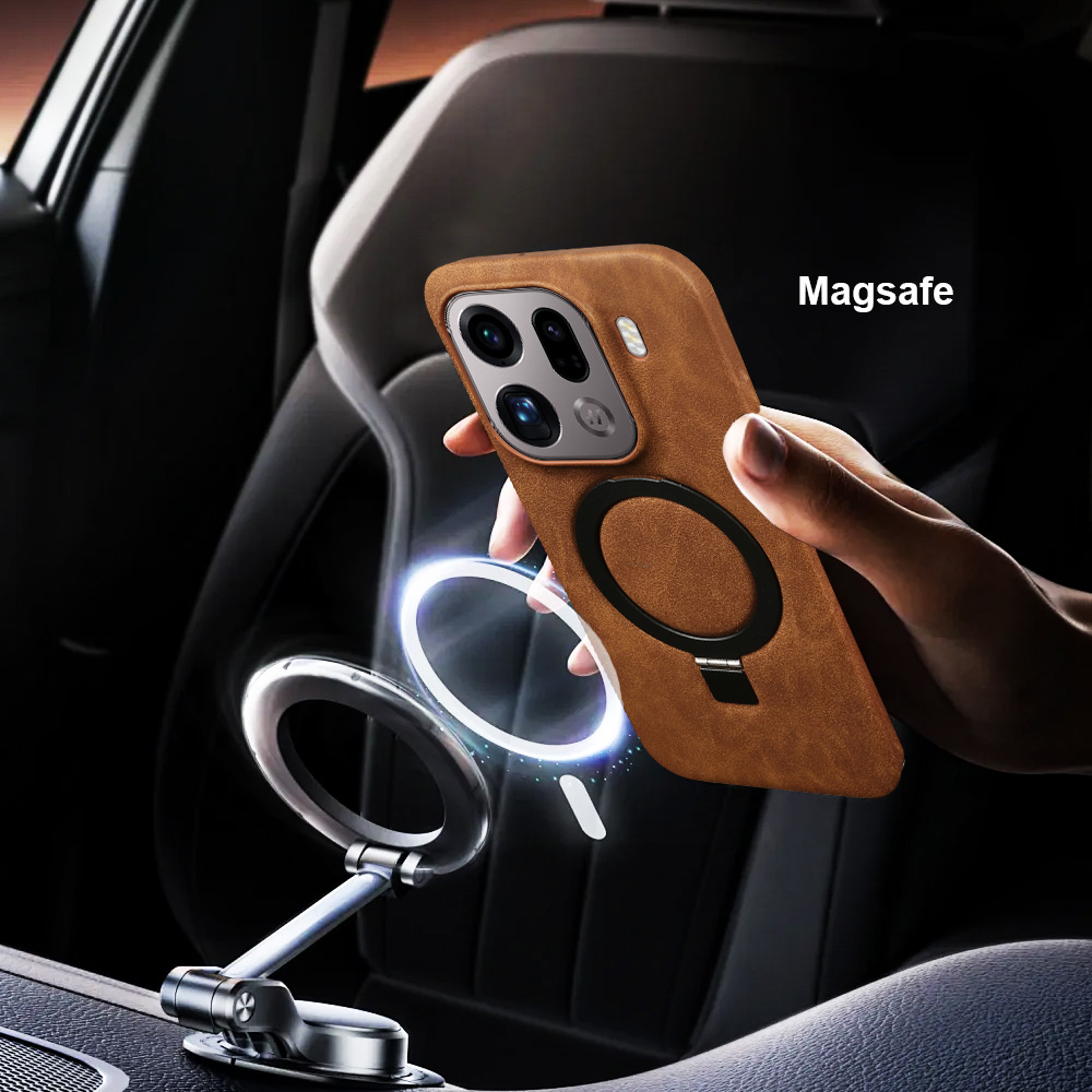 Capa de Couro com Anel Magnéti - Oppo Find X8 avaliação e preço